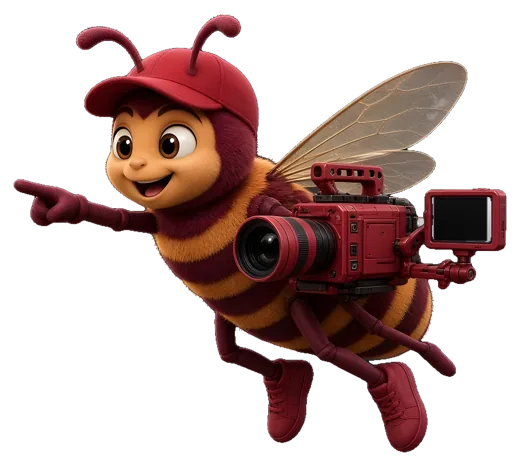 Abeja Cámara, uno de nuestros personajes guía