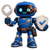 Robot guía con una lista de revisión