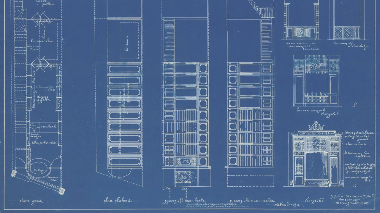 Un plano de un edificio