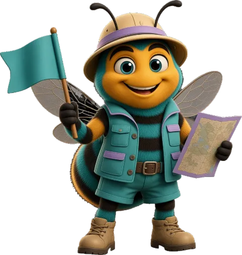 Guide Bee Wren, abeja guía